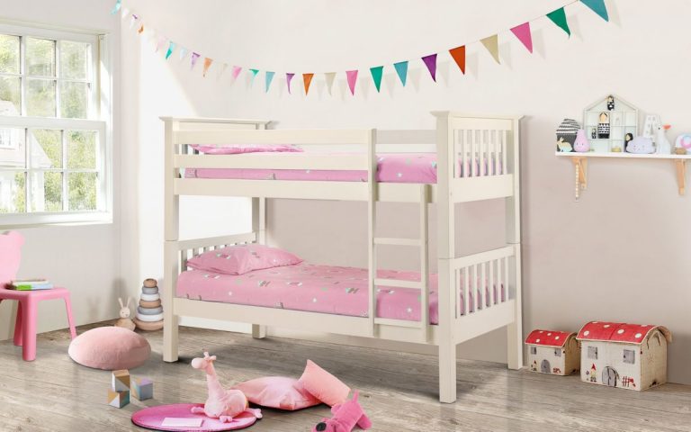 barcelona white bunk bed 821 p 2