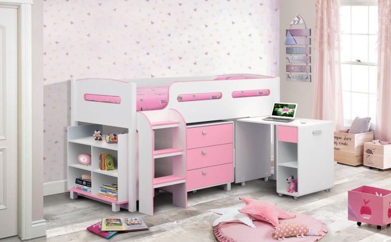 kimbo pink cabin bed 833 p 2