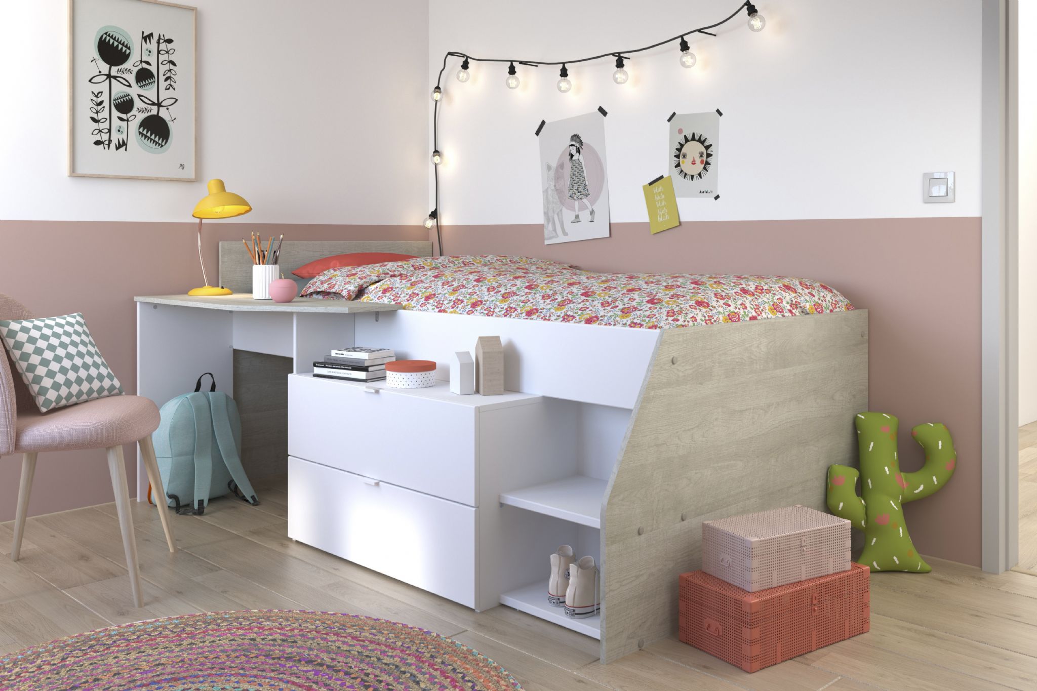 kids midsleeper beds