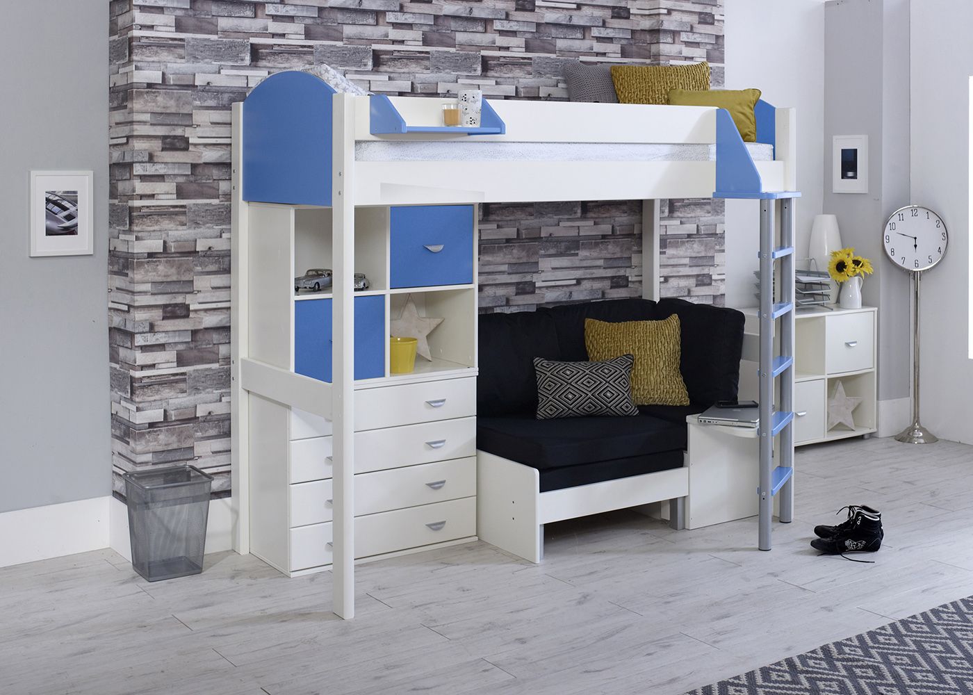 Stompa casa 4 high sleeper with sofa bed discount