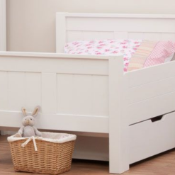 stompa classic kids white starter bed with mattress 26 p