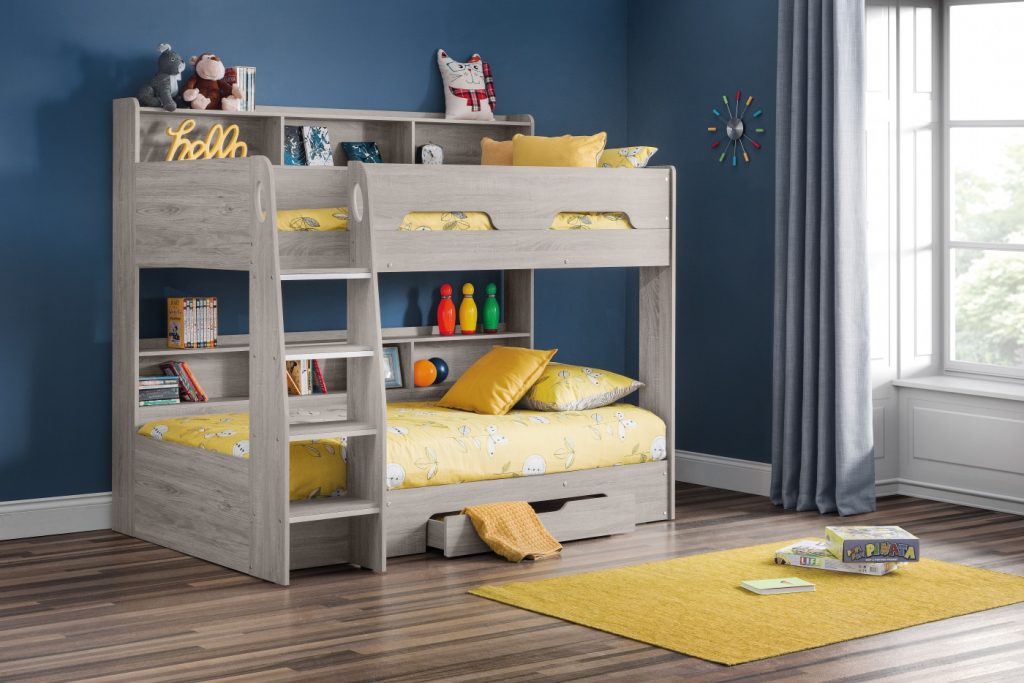 Orion Bunk Grey Oak Roomset