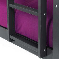 bella anthracite bunk ladder detail