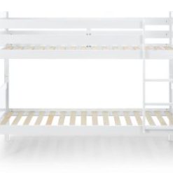 bella white bunk bed front