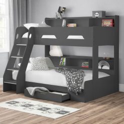 orion triple sleeper bed set open anthracite