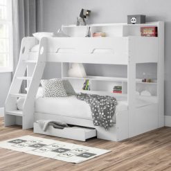 orion white triple bunk roomset