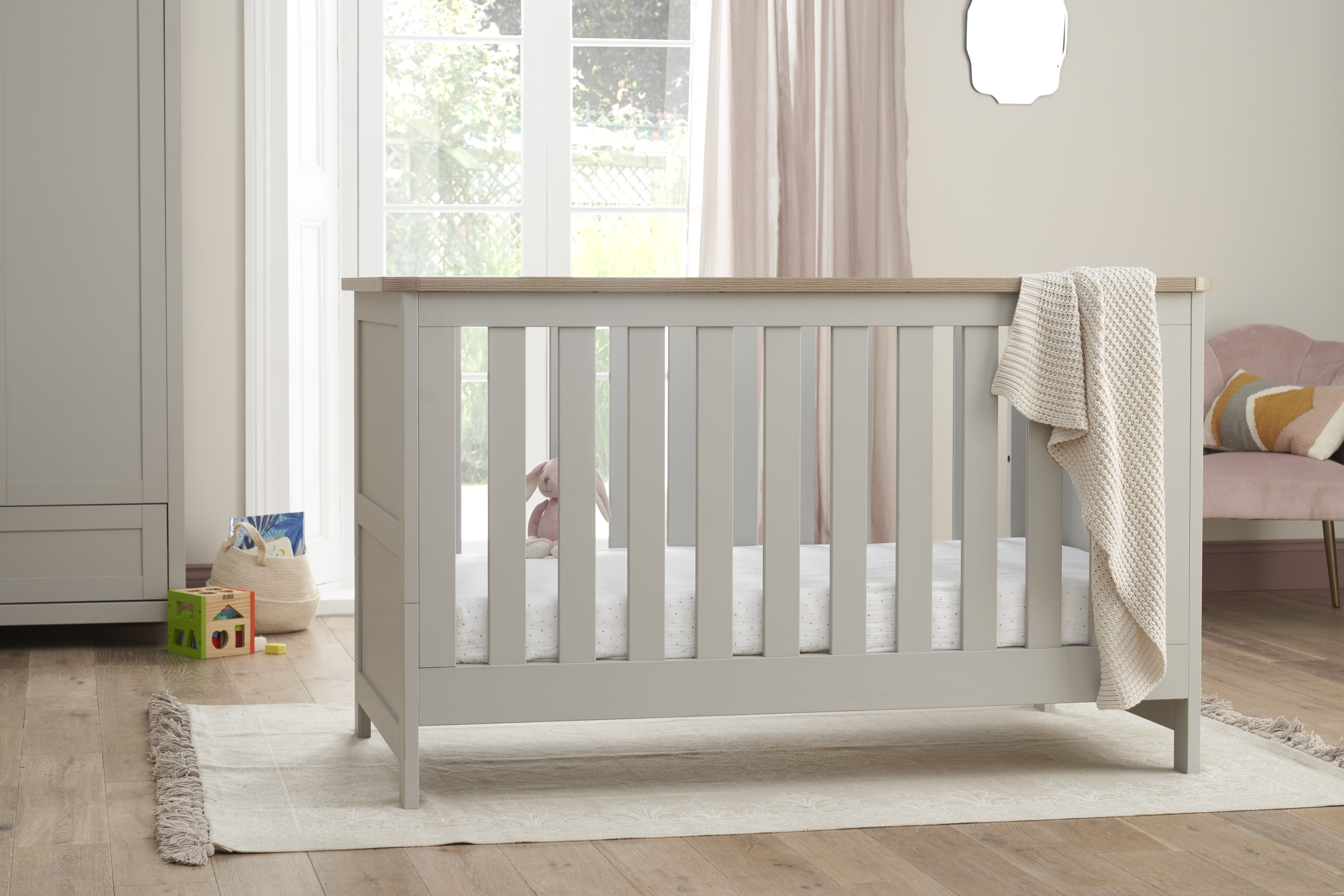 Ivory discount cot bed