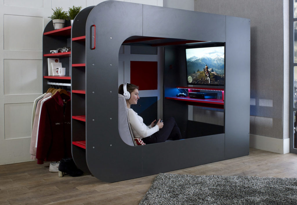 Loftpod2 Gaming Bed Grey7