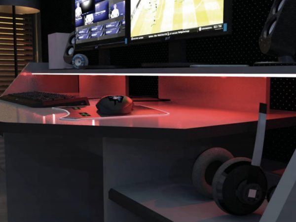 Parisot of france clearance gaming desk workstation