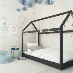 Hickory 3.0 Single Bed Black LifeStyle