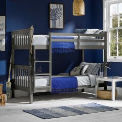 leo bunk bed grey