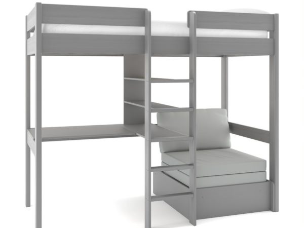 Stompa Uno 5 Highsleeper Kids Bed Grey Kids Beds UK