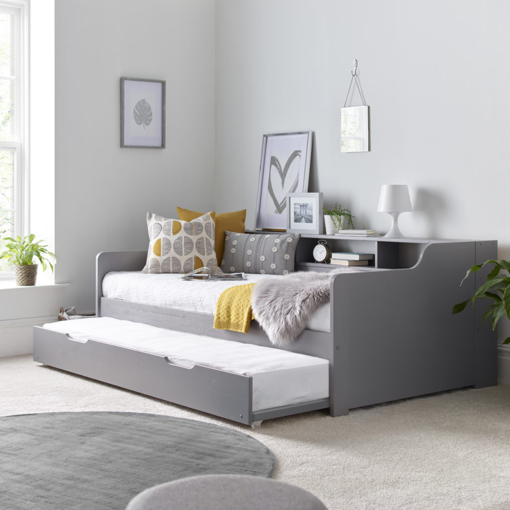 Grey day bed main part open original