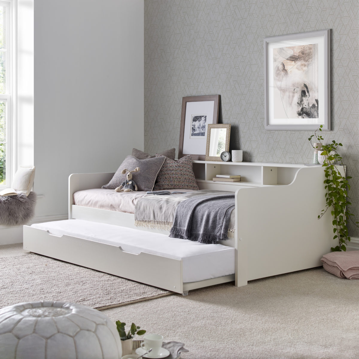 Kids bed with guest bed deals