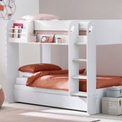 mars bunk white roomset