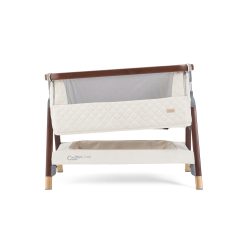 CoZee Luxe Bedside Crib Walnut Cream 4