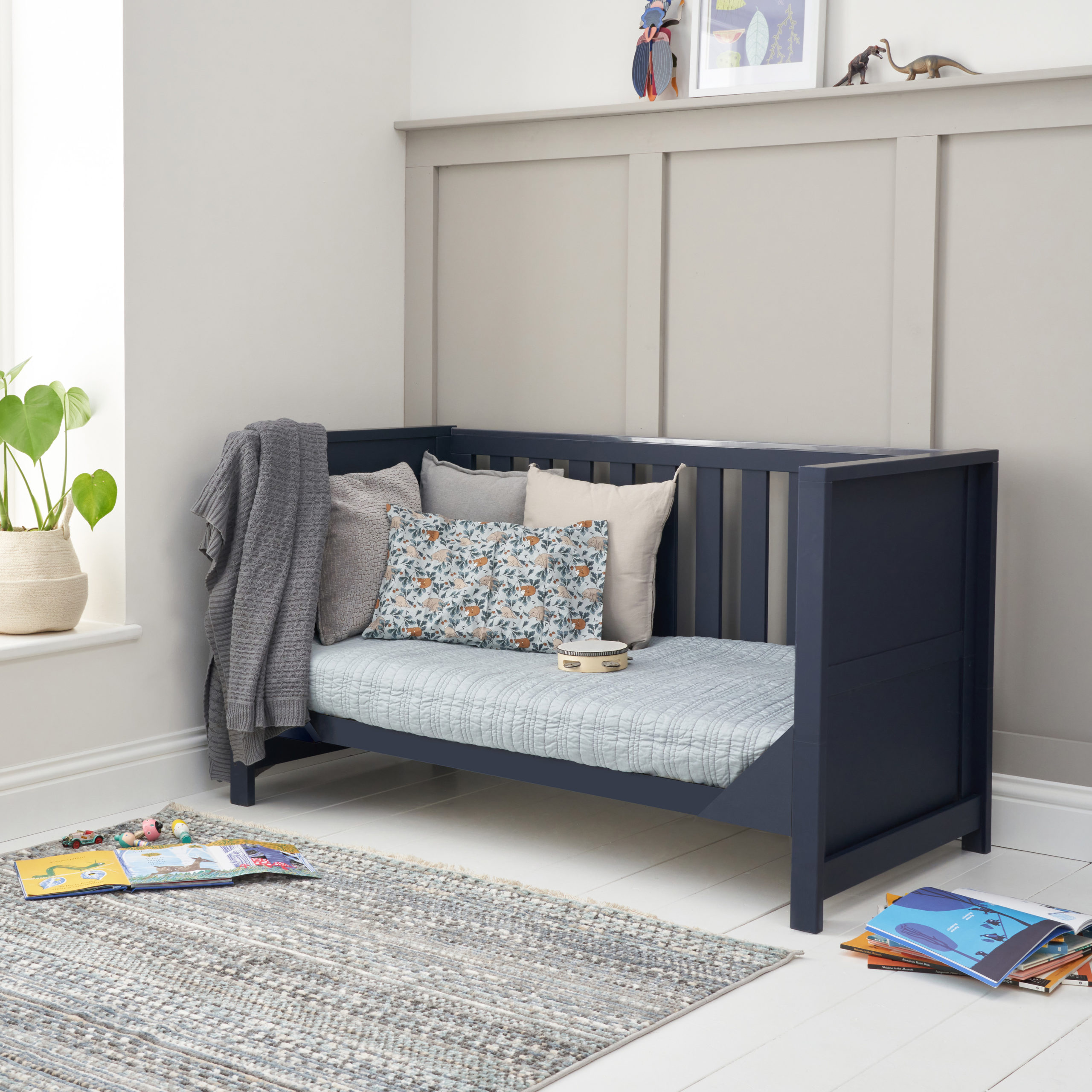 Tivoli Cot Bed Navy Kids Beds UK