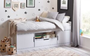 atom low sleeper white roomset