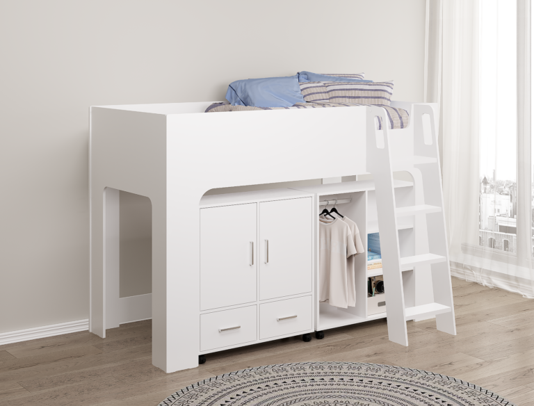 Eden Mid Sleeper White 3
