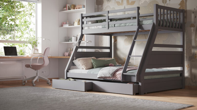 Ollie Bunk Bed(grey) tz3 4