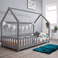 explorer playhouse bed white angle 2 grey