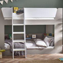 par202 parsec bunk bed taupe white roomset 1