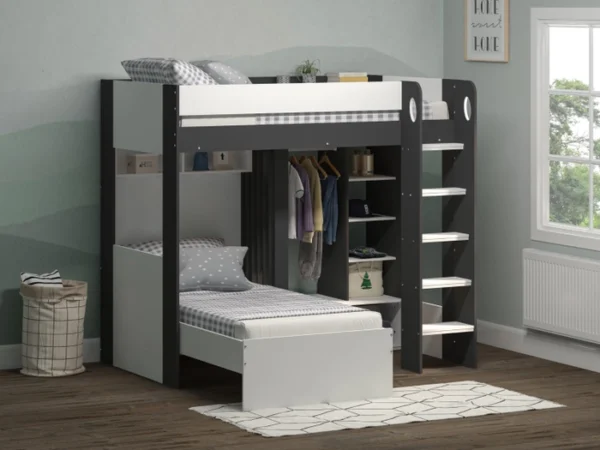 Shorty high outlet sleeper with wardrobe