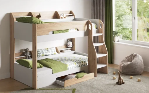 flick bunk bed oak tz6