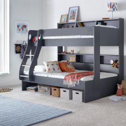 1 Triple sleeper Grey under bed storage