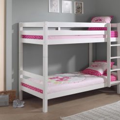 Breeze Solid Wood Bunk Bed white 51769