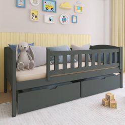 Kai graphite starter bed with drawers 48001