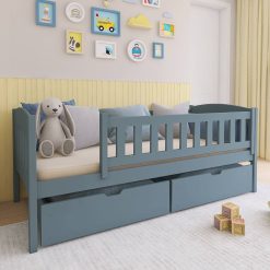 Kai grey starter bed with drawers 94027