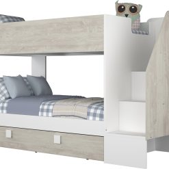 trasman kids easy bunkbed with staircase 04