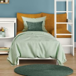 uno s high sleepers with new chair bed mustard with pull out desk close front view crop chair bed