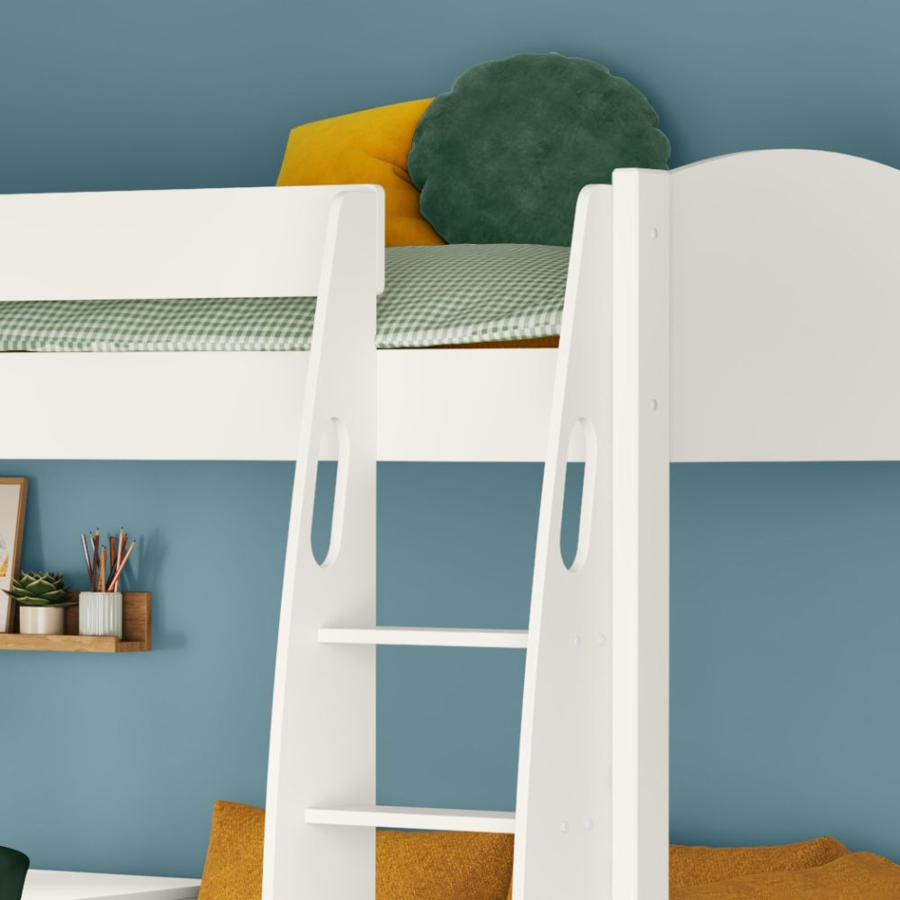 uno s high sleepers with new chair bed mustard with pull out desk side view crop ladder