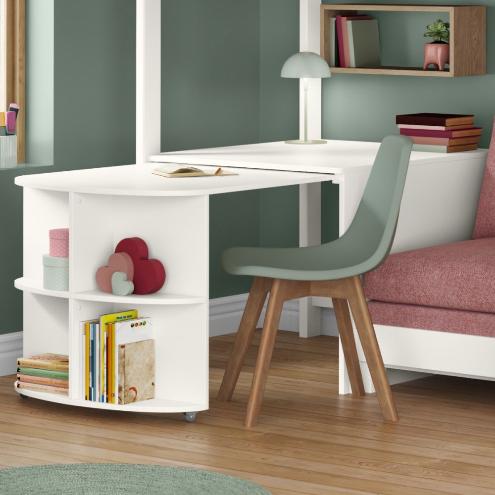 uno s high sleepers with new chair bed orchard pink with pull out desk side view crop desk