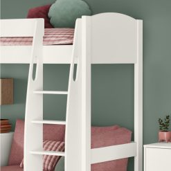 uno s high sleepers with new chair bed orchard pink with pull out desk side view crop footboard