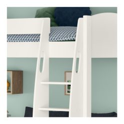 uno s high sleepers with new chair bed saphire blue with pull out desk side view crop ladder