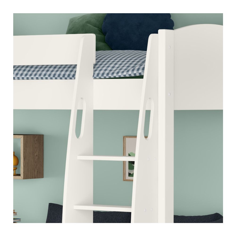 uno s high sleepers with new chair bed saphire blue with pull out desk side view crop ladder