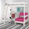 kids avenue estella white high sleeper bed 4 with pink sofabed desk 01 scaled