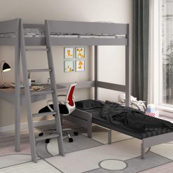 kids avenue estella grey high sleeper bed 1 with black sofabed desk 03 scaled