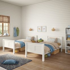 stompa arven white bunk bed detached