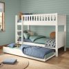 stompa arven white bunk bed open trundle open angled zoomed
