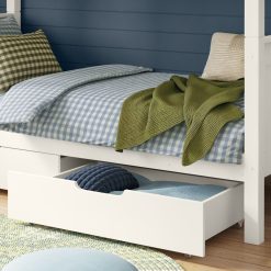 stompa arven white bunk bed with pair drawers drawer