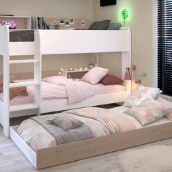 parisot salto bunk bed with trundle drawer scaled