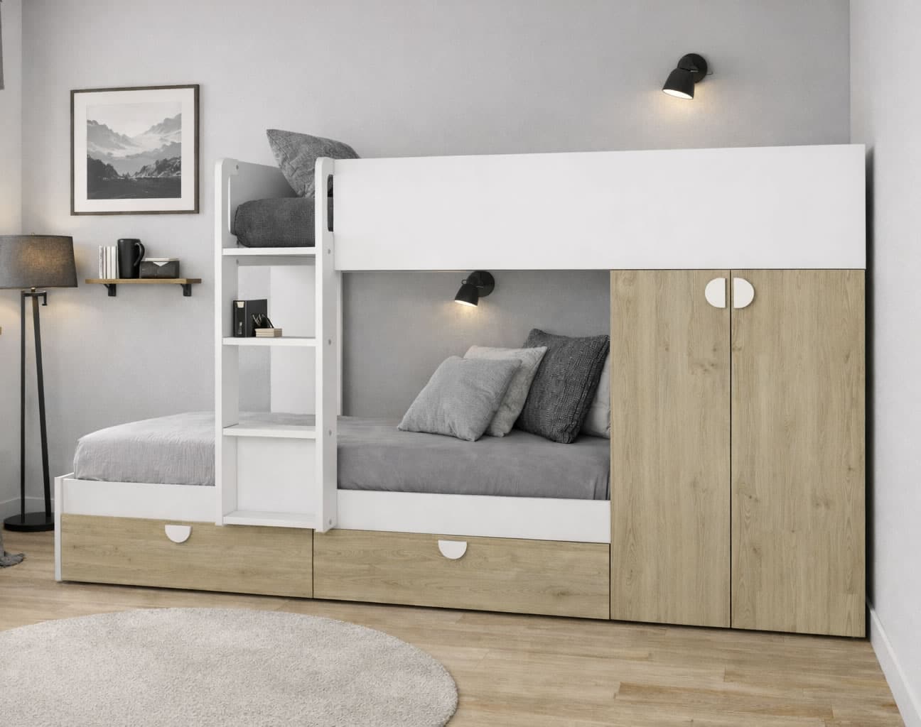 trasman kids flow bunk bed