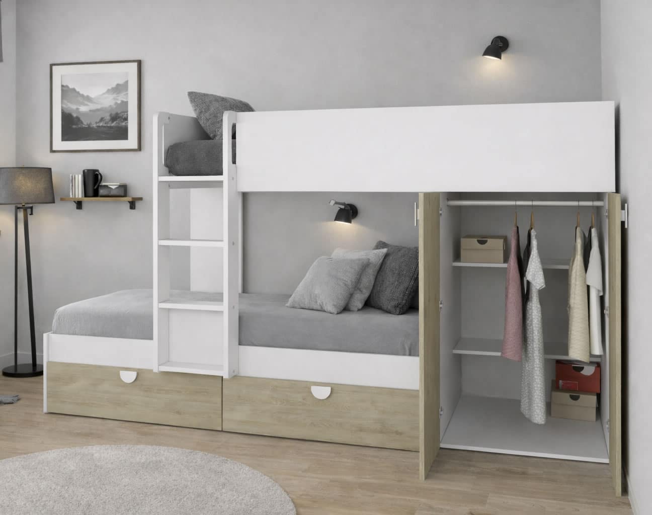 trasman kids flow bunk bed 01