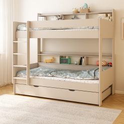 Haven Storage Bunk Bed with trundle beddrawer in Cashmere (1)