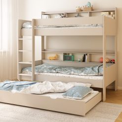Haven Storage Bunk Bed with trundle beddrawer in Cashmere (2)