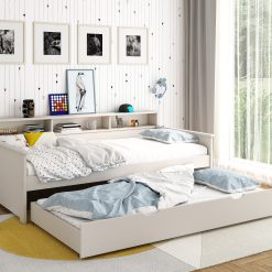 Haven Storage DayBed with trundle bed drawer in Cashmere (3)